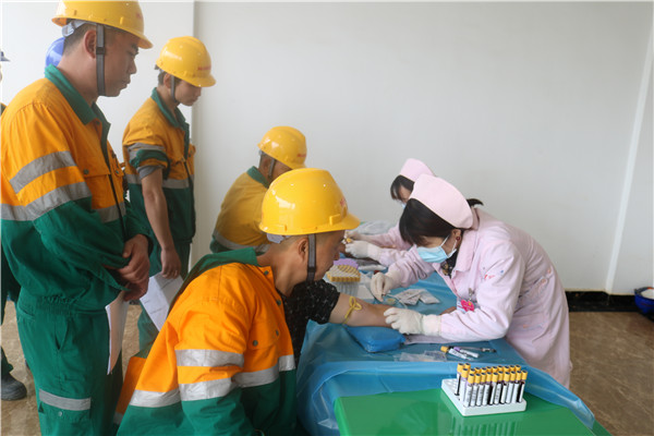 江西鷹鵬開展員工職業(yè)健康體檢